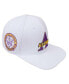 Фото #4 товара Men's White Alcorn State Braves Primary Logo Evergreen Wool Snapback Hat