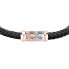Фото #2 товара Luxury leather bracelet for men Moody SQH51