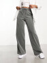 Stradivarius tailored pull on trouser in grey M - фото #1