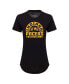 ფოტო #3 პროდუქტის Women's Black Indiana Pacers Phoebe Super Soft Tri-Blend T-Shirt