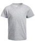 ფოტო #1 პროდუქტის Toddler & Little Boys Heathered Crewneck T-Shirt, Created for Macy's