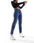 Фото #2 товара Mango relaxed mom jeans in washed blue