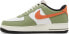 Фото #3 товара [FD0758-386] Mens Nike AIR FORCE 1 LOW '07 'OIL GREEN ORANGE'