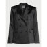 Фото #1 товара Sofia Jeans by Sofia Vergara Blazer Women's S Black Double Breasted Peak Lapel