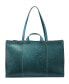 ფოტო #1 პროდუქტის Women's Genuine Leather Sandstorm Tote Bag