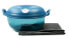 Фото #2 товара Контейнер для микроволновой печи Tupperware Mikro-Fix 1,5L синий + Микрофибра для стекол
