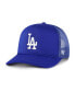 Фото #2 товара Men's Royal Los Angeles Dodgers Foamo Trucker Snapback Hat