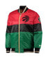 Фото #3 товара Men's Red and Black and Green Toronto Raptors Black History Month NBA 75th Anniversary Full-Zip Jacket