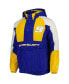 Men's Royal, Yellow Chase Elliott The Body Check Half-Snap Pullover Jacket Royal, Yellow, L - фото #4