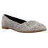 Фото #2 товара TOMS Julie Leopard Slip On Womens White Flats Casual 10015154T