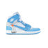 Кроссовки Nike Air Jordan 1 Retro High Off-White University Blue (Белый, Голубой)