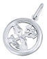 Фото #2 товара Silver pendant zodiac sign Aquarius - round SILVEGOB10283S02