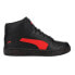 Фото #1 товара Puma Rebound Layup Elevated High Top Mens Black Sneakers Casual Shoes 39298402