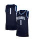 ფოტო #1 პროდუქტის Men's #1 Navy Villanova Wildcats Replica Jersey