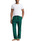 ფოტო #3 პროდუქტის Men's Plaid Flannel Pajama Pants