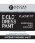 Men's Eclo Stria Classic Fit Flat Front Hidden Expandable Dress Pants