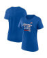 ფოტო #1 პროდუქტის Women's Royal Chicago Cubs Logo T-shirt