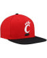 Фото #2 товара Men's Red/Black Cincinnati Bearcats 2-Tone 2.0 Snapback Hat