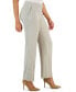 Фото #3 товара Women's Mid-Rise Extended-Tab Straight-Leg Trousers