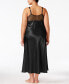 ფოტო #2 პროდუქტის Plus Size Satin Stella Lingerie Nightgown