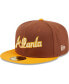 Фото #2 товара Men's Brown Atlanta Braves Tiramisu 59FIFTY Fitted Hat