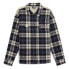 Фото #3 товара Puma Pl Statement Flanel Over Button Up Shirt Mens Beige, Blue Casual Tops 62636