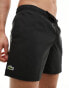 Lacoste logo swim shorts in black