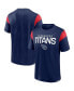 Фото #1 товара Men's Navy Tennessee Titans Home Stretch Team T-shirt