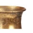 Фото #2 товара Ваза из золотого металла 16 x 42 x 16 см (4 шт) с рельефом Gift Decor