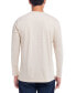 Men's Micro-stripe Long Sleeve Henley