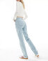 Фото #9 товара ASOS DESIGN Tall mid rise straight jean in pale blue