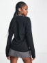 Weekday Essnence standard long sleeve top in black