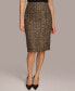 ფოტო #1 პროდუქტის Women's Tweed Pencil Skirt