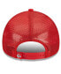 Фото #4 товара Men's Red Kansas City Chiefs Caliber Trucker 9FORTY Adjustable Hat