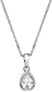 Silver necklace with shimmering pendant Emozioni Acqua Amore EP037