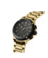 ფოტო #2 პროდუქტის Men's Raptor Gold-Tone Bracelet Watch 46mm