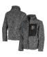 ფოტო #2 პროდუქტის Big Girls Black Vegas Golden Knights Fan Gear Sherpa Full-Zip Jacket