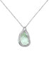 ფოტო #1 პროდუქტის Amethyst (9 ct. t.w.) & Cubic Zirconia (1/3 ct. t.w.) 18" Pendant Necklace in Sterling Silver