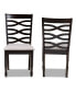 Фото #3 товара Lanier Modern and Contemporary Fabric Upholstered 2 Piece Dining Chair Set