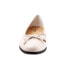 Фото #3 товара Trotters Dellis T2054-115 Womens Beige Wide Leather Ballet Flats Shoes 7.5