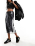 Фото #9 товара Basic Pleasure Mode joan of arc mesh midi skirt in grey