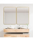 Фото #10 товара 22''x 30''Bathroom Wall Mounted Mirror Aluminum Alloy Frame Decor