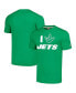 ფოტო #1 პროდუქტის Men's and Women's Green New York Jets The NFL ASL Collection by Love Sign Tri-Blend T-shirt