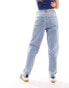 JJXX Lisbon mom jeans in light blue wash