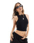 Фото #2 товара ASOS DESIGN cut out racer tank in black