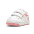 Фото #2 товара Puma Carina Street Wild Leopard Slip On Toddler Girls Pink, White Sneakers Casu