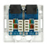 Фото #3 товара Электроника Lanberg Surface socket 2x RJ45 - белый - LAN.6