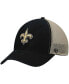 Men's Black New Orleans Saints Flagship MVP Snapback Hat