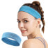 Фото #1 товара Opaska sportowa na głowę do biegania ćwiczeń fitness niebieski
