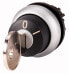 Фото #1 товара Eaton M22-WRS-MS2 - Key-operated switch - Black,Titanium - Plastic - IP66 - 29.7 mm - 29.7 mm